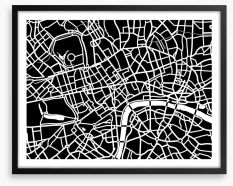 The streets of London Framed Art Print 64363959