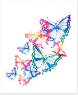 Butterflies Art Print 65742354