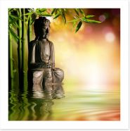 Bamboo buddha Art Print 65947529