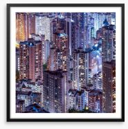 Hong Kong city Framed Art Print 66995958