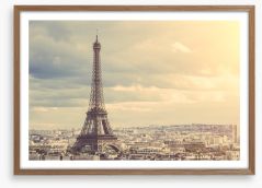 The towering Eiffel Tower Framed Art Print 67211214
