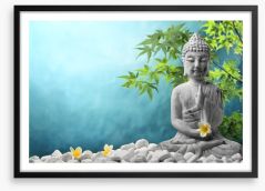 Buddha in meditation Framed Art Print 68018834