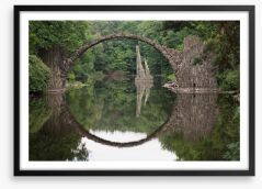 Rakotz bridge Framed Art Print 68150238