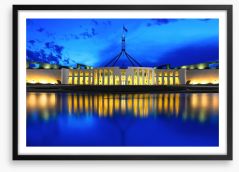 Parliament blues Framed Art Print 69440258