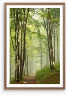 Solitary hike Framed Art Print 71090184