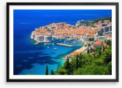 Walls of Dubrovnik Framed Art Print 71208436