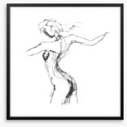 Sketch of a woman Framed Art Print 71309562