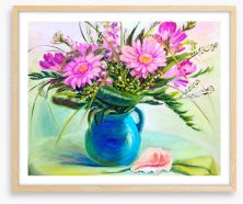 Pink gerberas in vase