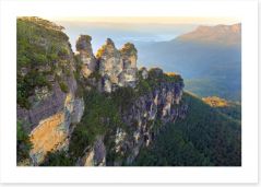 The Three Sisters at Echo Point Art Print 71936228