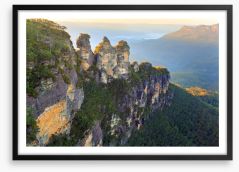The Three Sisters at Echo Point Framed Art Print 71936228