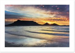 Cape Town sunset Art Print 72213323