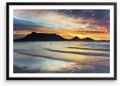 Cape Town sunset Framed Art Print 72213323