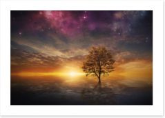 The nebula tree Art Print 72227313