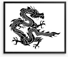 Dragons Framed Art Print 73953243