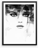 The look in her eyes Framed Art Print 74452365