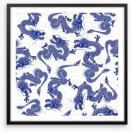Dragons Framed Art Print 74566457