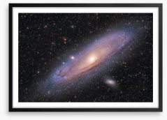 Andromeda glow Framed Art Print 74665459