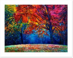 Autumn in the park Art Print 75257548