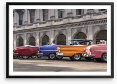 Classic Havana streetscape Framed Art Print 75428610