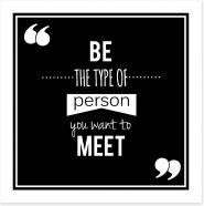 The type of person Art Print 75738471