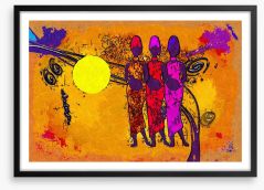 African Art Framed Art Print 75838914