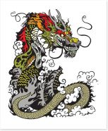 Dragons Art Print 76676932