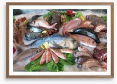 Catch of the day Framed Art Print 76999175