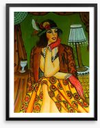 Party for one Framed Art Print 77224798