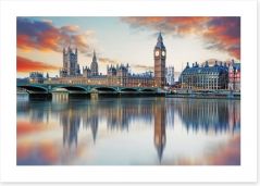 Clouds over Westminster Art Print 77279077