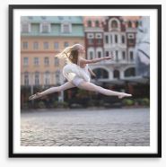 Urban ballet Framed Art Print 77368126