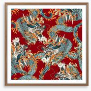 Dragons Framed Art Print 77858200