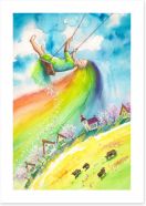 Rainbows Art Print 78277079