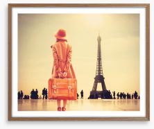 Paris awaits Framed Art Print 79524539