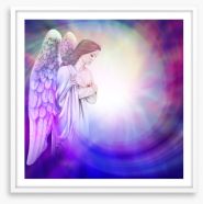 Divine healer Framed Art Print 79597121