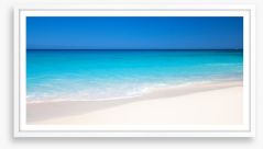 The perfect beach Framed Art Print 80085062