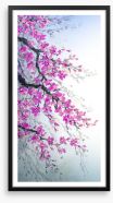 Branches of blossom Framed Art Print 80506709