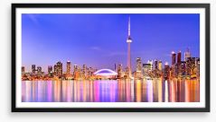 Toronto rainbow Framed Art Print 80588354