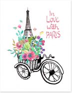 In love with Paris Art Print 81048178