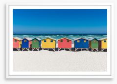Cape Town rainbow Framed Art Print 81198890
