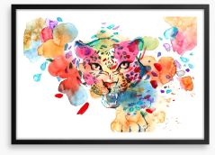 The spots off a leopard Framed Art Print 81733386