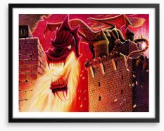 Dragons Framed Art Print 81876240