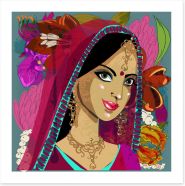 Indian bride Art Print 81924250