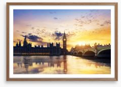 Twilight across the Thames Framed Art Print 82321516