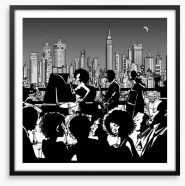 New York jazz Framed Art Print 82720540