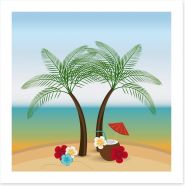 Beach House Art Print 82772317