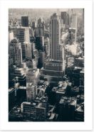 New York City skyscrapers Art Print 83054871