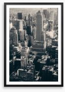New York City skyscrapers Framed Art Print 83054871