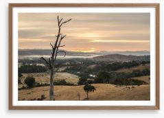 Dawn in the Goulburn River valley Framed Art Print 83242165