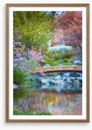 Garden of zen Framed Art Print 83424899