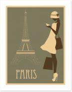 Chic Paris Art Print 83598344